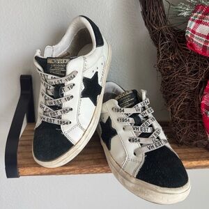 Kids Black and White Sneakers